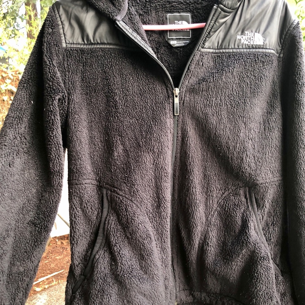 Black North Face Fleece with Hood